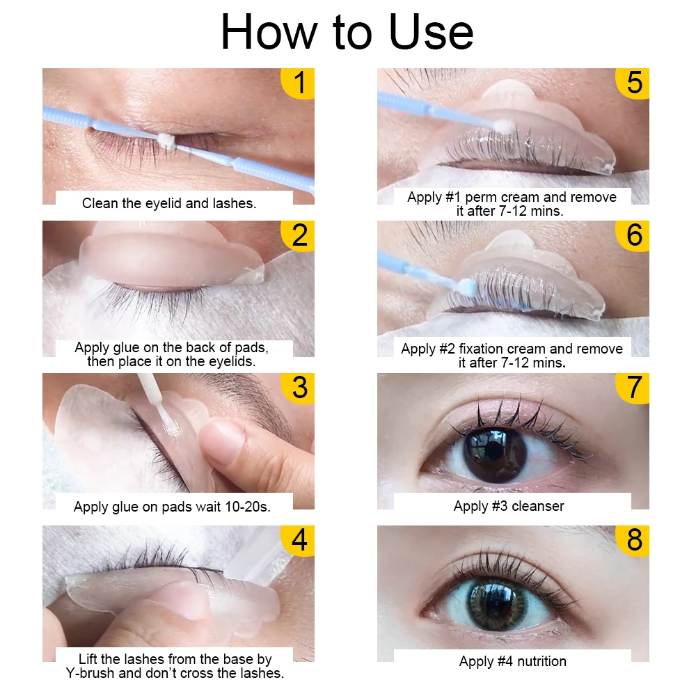  NAGARAKU Lash Lift Adhesive Lifting Eyelash Extensions Curling Brow Perming Lamination Kit