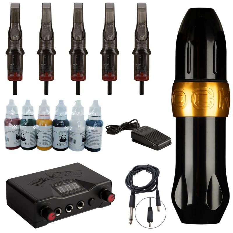 Новое поступление, наборы для начинающих регулируемых татуировок, набор для тату-машинки, набор для тату для боди-арта