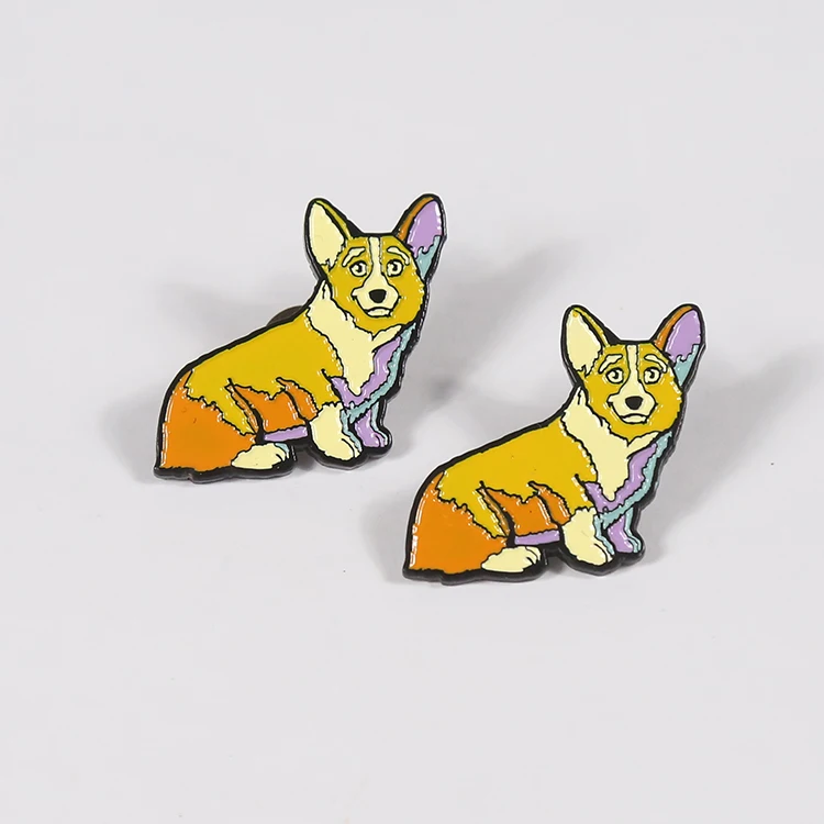 Custom Hat Jean Clothes Zinc Alloy Name Tag Pin Brand Logo Name Metal Lapel Pin Badges