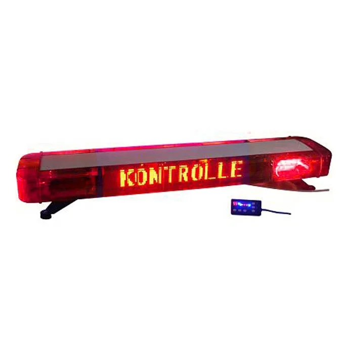 auto police light bar with led text display screen TBD-GA-8600H