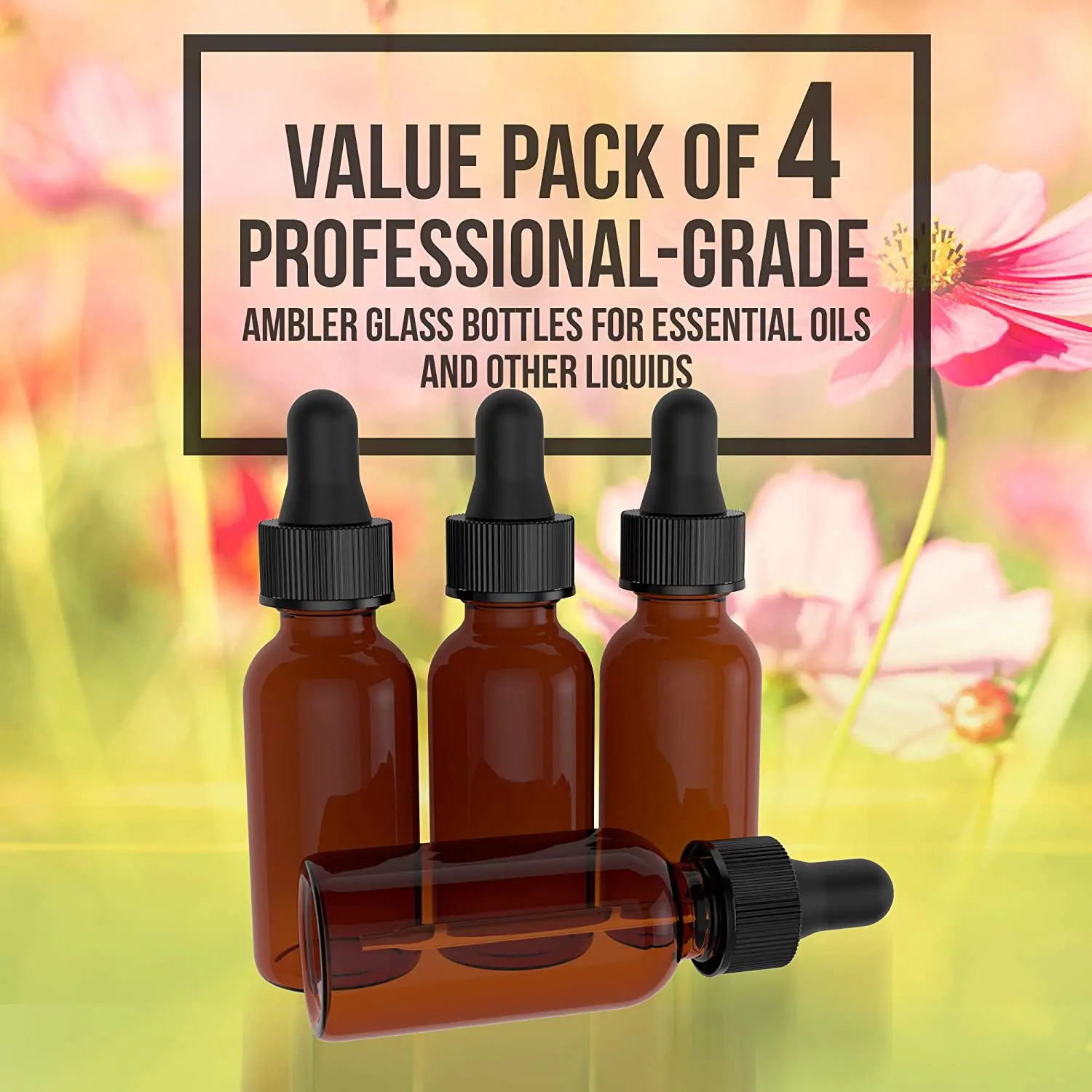 10ml Amber Glass Essential Oil Bottle With Child Proof Tamper Evident Cap Or Orifice Reducer