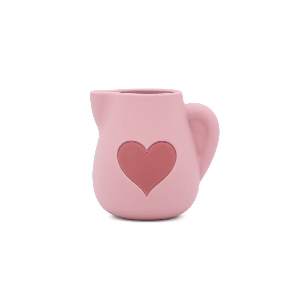 Wholesale Colorful Soft Stacking Toy Kitchen Pretend Play Kids Silicone Tea Toy Set