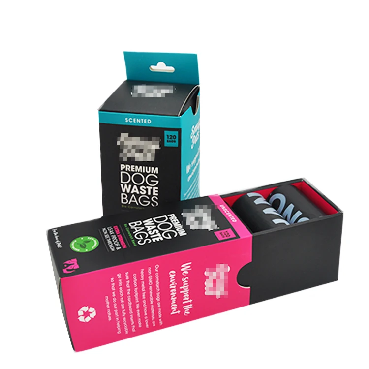 Wholesale Eco-Friendly Biodegradable Corn Starch Dog Waste Bag Custom Made Strong and Thick Pack of 16 Rolls 11