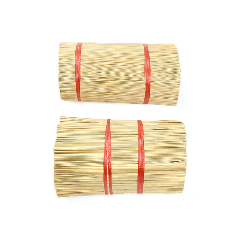 Wholesale Customized 20cm 4mm 6mm easily cleaned bbq bamboo marshmallow roasting sticks disposable skewers for grill