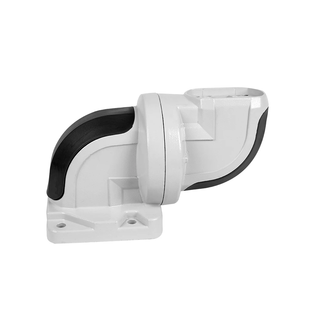 Machine tool boom system angle box connector horizontal wall mount