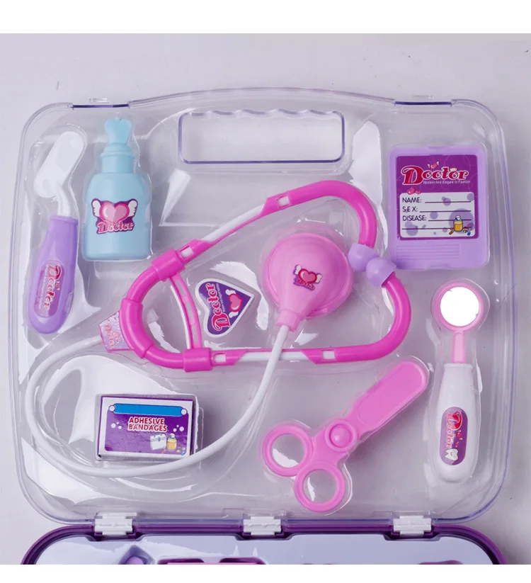 2023 new baby Suitcase Doctor Toys Pretend Play  Briefcase Playing Doctor Toy Set    Medicine Box  Toys