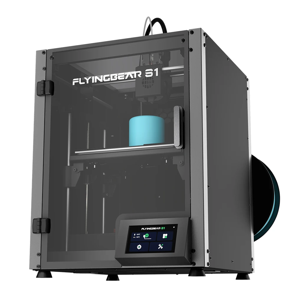3D принтер FLYINGBEAR S1 с автоматической калибровкой скорость 500 мм/с высокая точность ± 0 1 мм размер печати 200*200*250 полностью алюминиевая машина