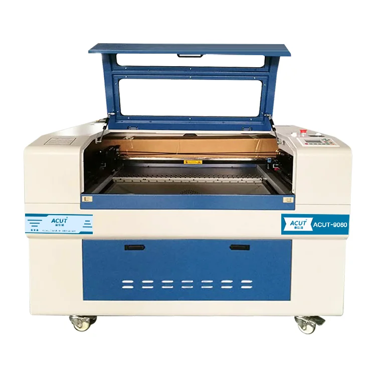 9060 laser engraving cutting machines 60w 80w 100w wood acrylic cnc laser engraver 6090 ruida