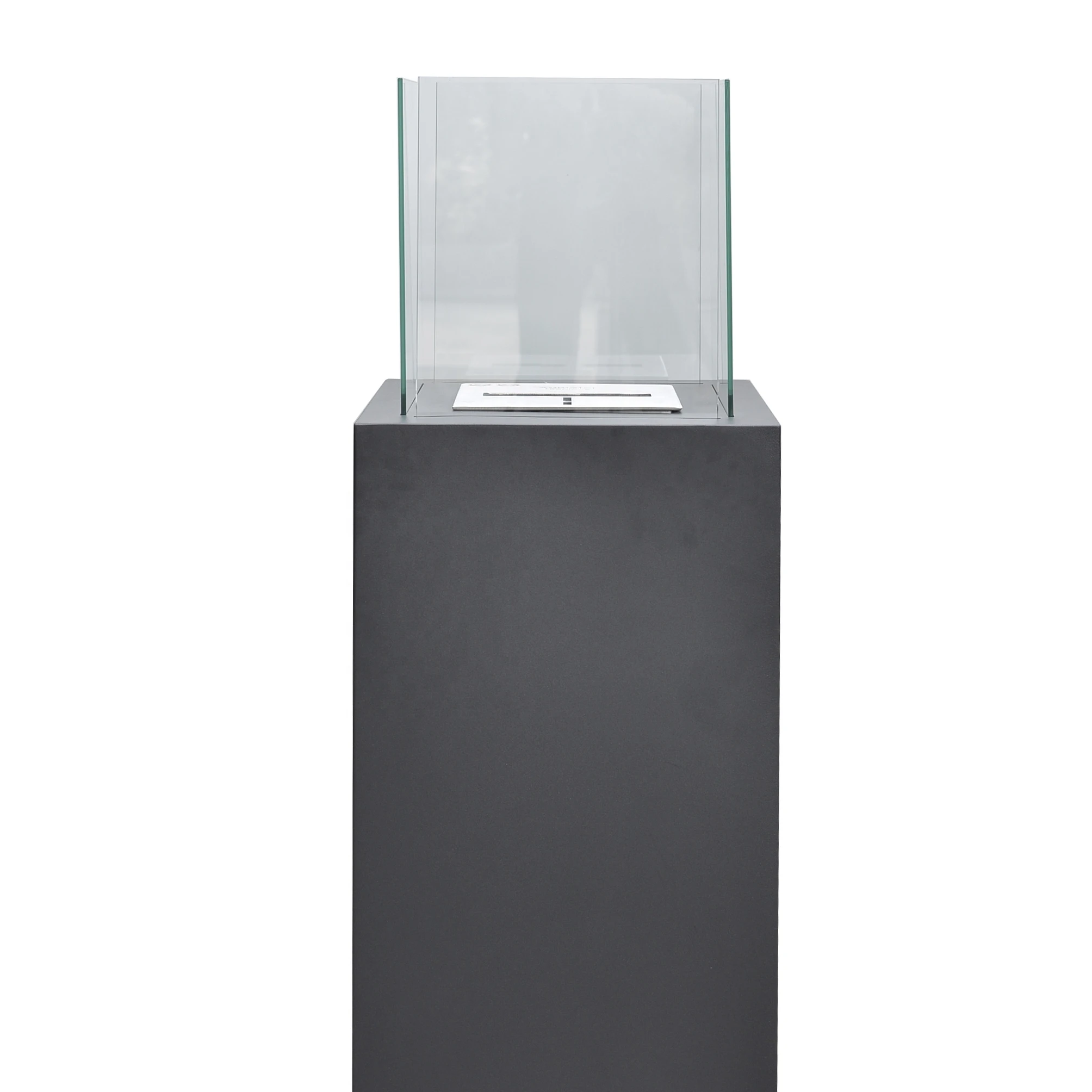 Наружная мебель, спиртовое стекло с черным порошковым покрытием