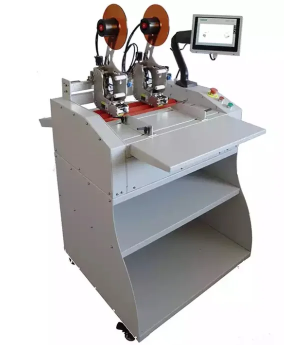 easy open tear tape application taping  cutting machine