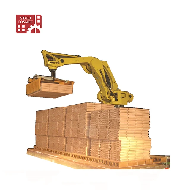 Fully automatic clay brick production line machinery with vacuum extruder & robot stacking machine for clay brick