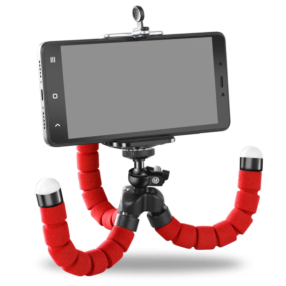 Phone Holder Flexible Octopus Tripod Bracket Expanding Phone Bracket Monopod for Mobile Phone Camera