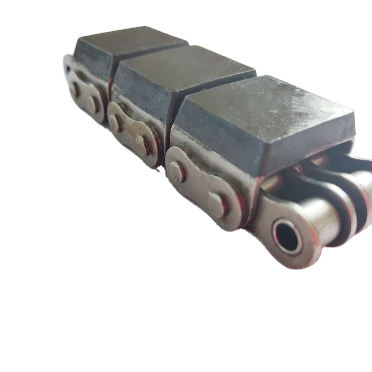 Цепь для конвейерного ролика с вулканизированным эластомерным профилем