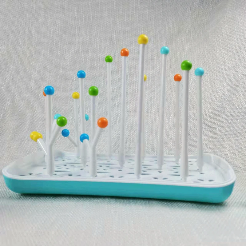 Factory Wholesale Easy Cleaning Baby Pacifier Bottle Dryer BPA free PP Safe Foldable