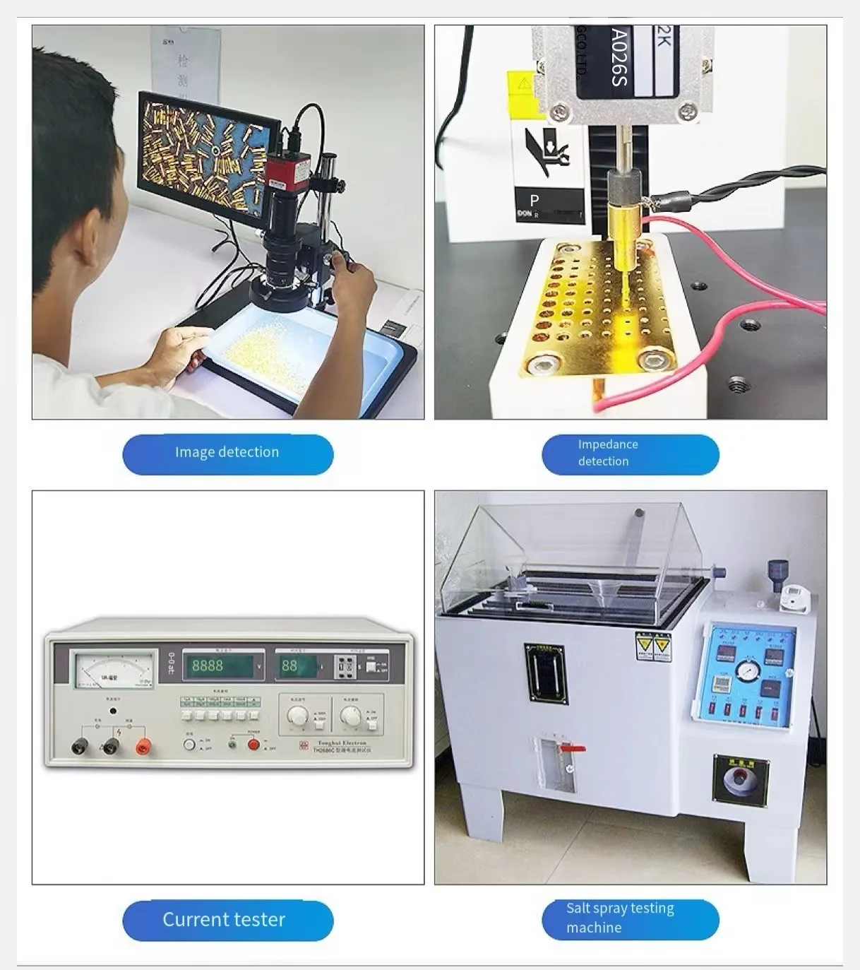 Customized Right Angle straight SMT  receptacle  Pogo Pin Spring Loaded Test Probe pin