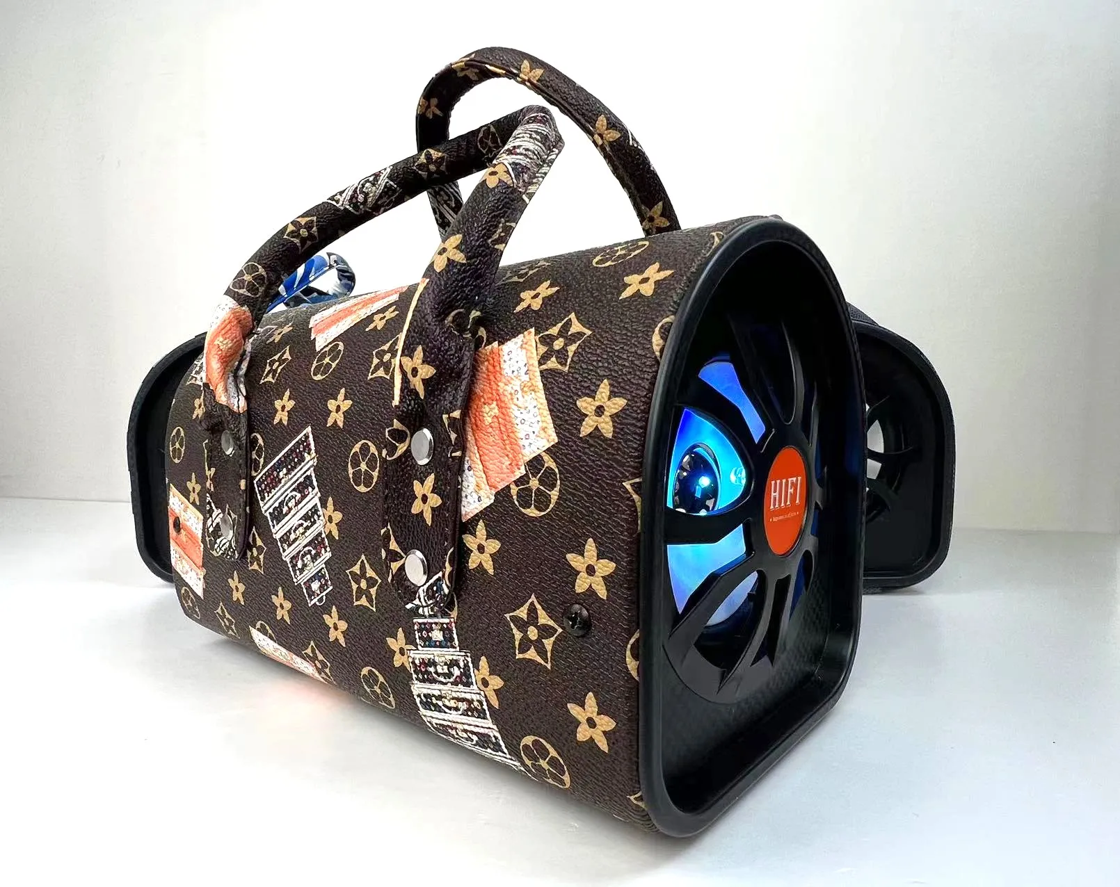 TTD-401/501/601 Full-size 4&5&6 Inches Portable Wireless BT Stereo TF Card FM Outdoor Karaoke Handbag Speaker