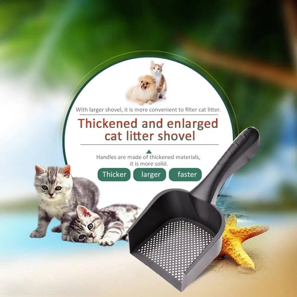 
Useful Cat Litter Shovel Pet Cleaning Tool Scoop Sift Cat Sand Cleaning Products Dog Food Scoops For Cat Toilet Training Kit 