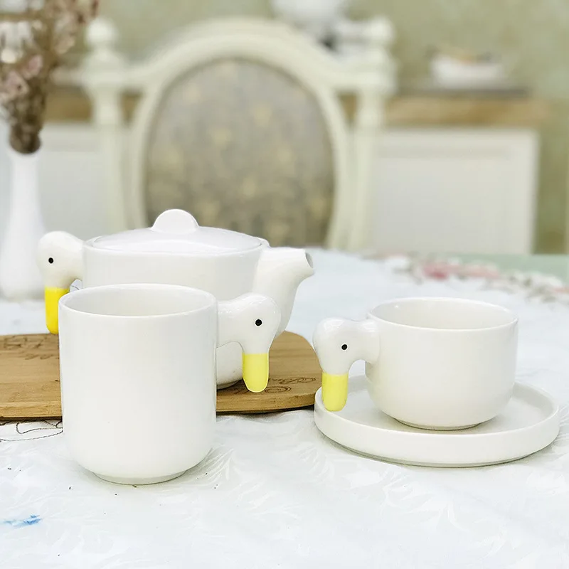 Customized Ceramic Animal Coffee Mug Creative Thick Porcelain Milk Tea Mugs And Cups