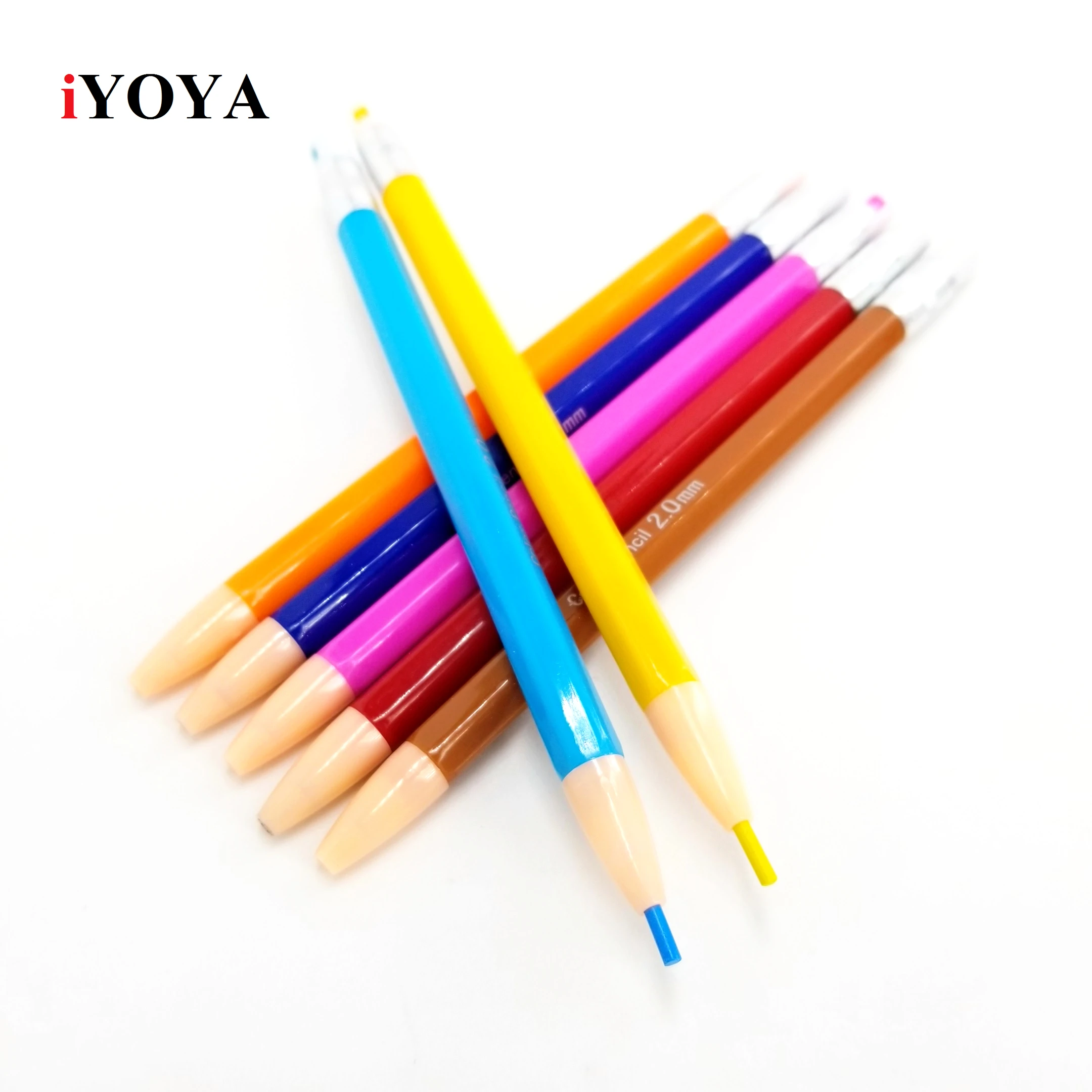 2.0mm colored mechanical pencil with color lead 12 packs