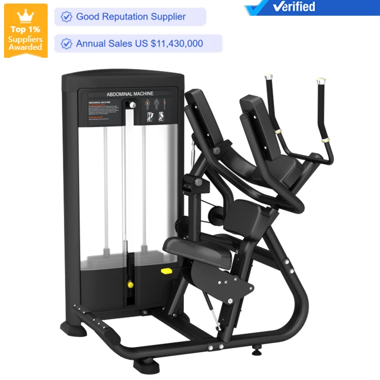 High-end Sports Equipment Pin Loaded Fitness Equipment matrix Abdominal Machine Commercial Maquina Gym Equipment