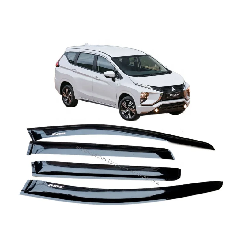 Rain Shield Car Sun Window Door Visors Wind Deflectors Accessories  For Mitsubishi Xpander 2017 2021