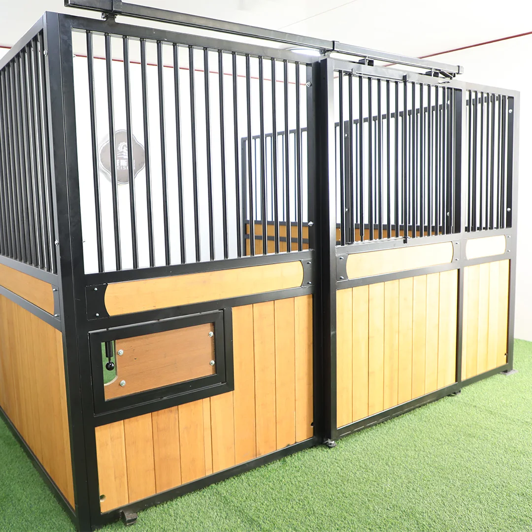 Wholesale Cheap 12ft Horse Stable Powder Coated Horse Stall Stable 3m 3.5m 4m 5m Mobile Portable Horse House Stable
