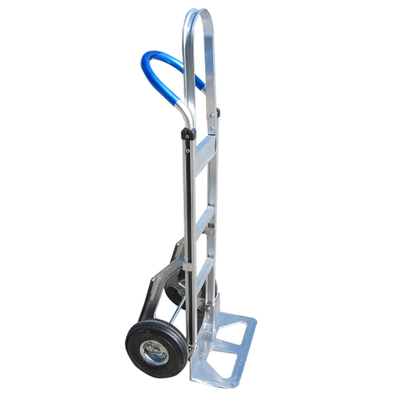 Pneumatic wheels Aluminum Flow Back Handle Hand Truck HT9916LW