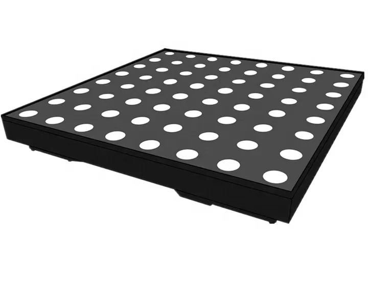 Factory Hot DMX Controlled LED Dance Floor Outdoor DJ Tempered Glass RGBW Wedding Special Effect Flash Infinity for party club