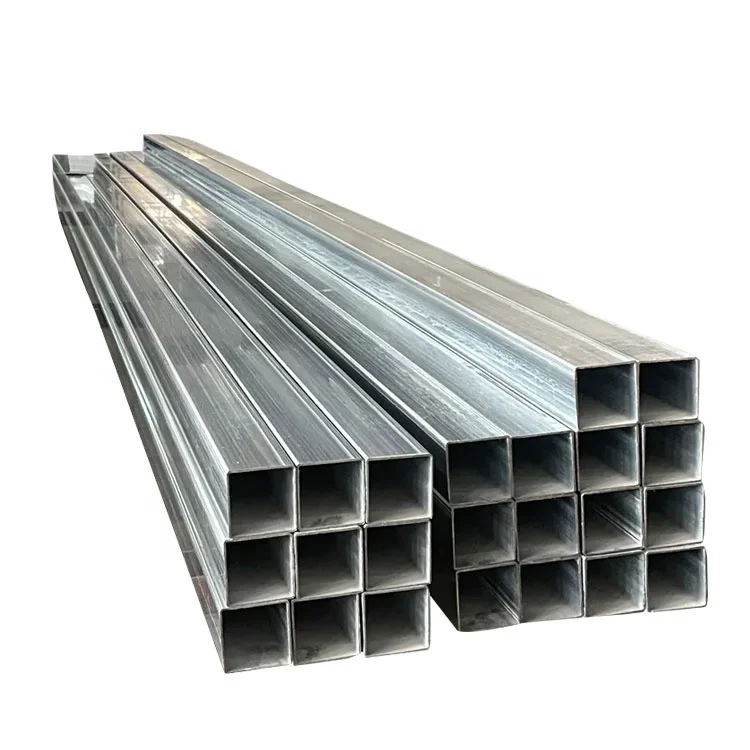 Mild Carbon Low Carbon Galvanized Square Hollow Steel Tube Construction 4x4 Iron Square Tube Price