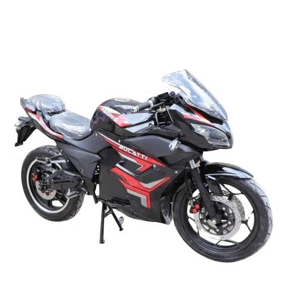 Wuxi tenghui 2023 New design electric motorcycle 2000w beautiful  cool and high speed electric motorcycle for adults
