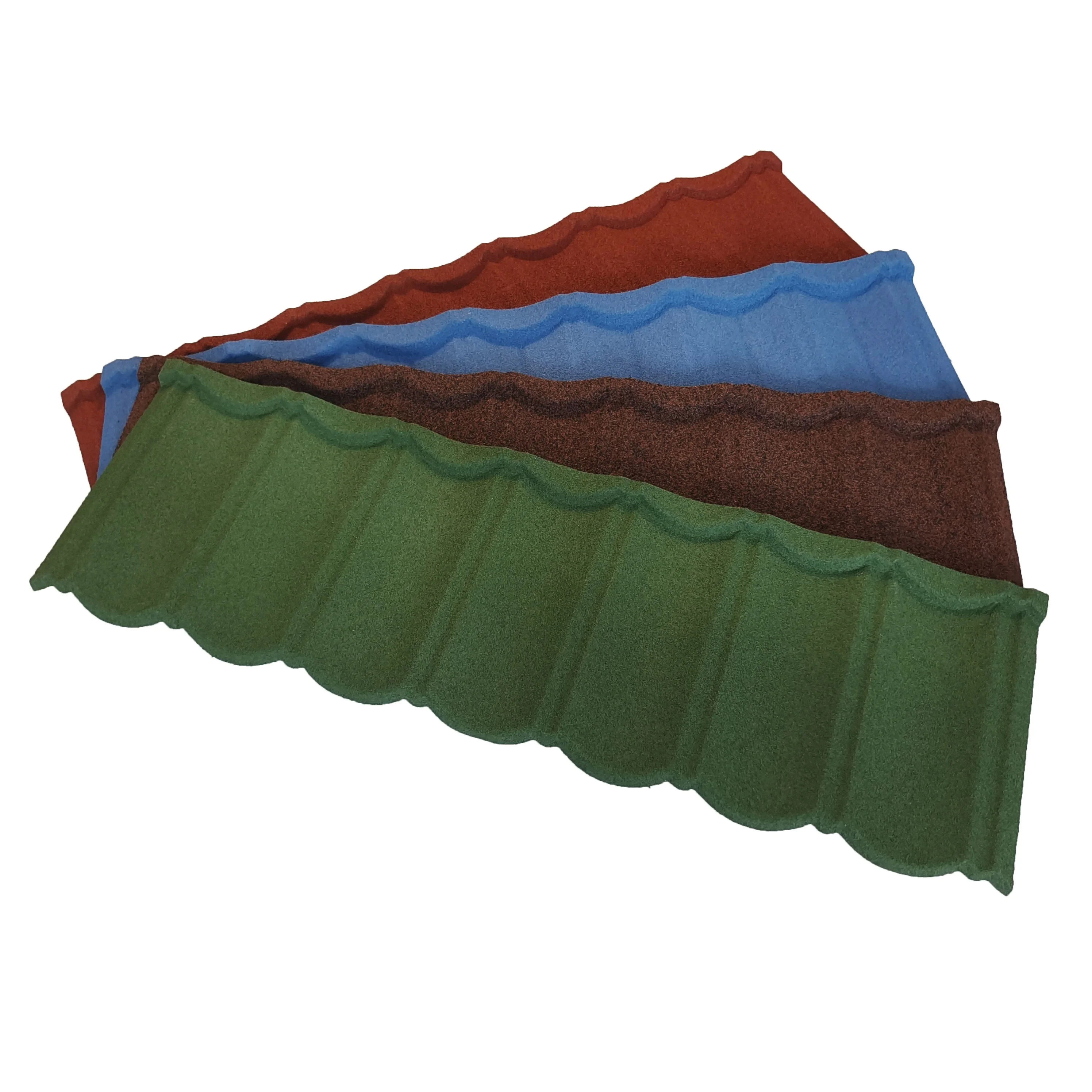 Environmental Friendly Roof Shingles Hot Sale Stone Coated Steel Roofing Metal Roof Tile