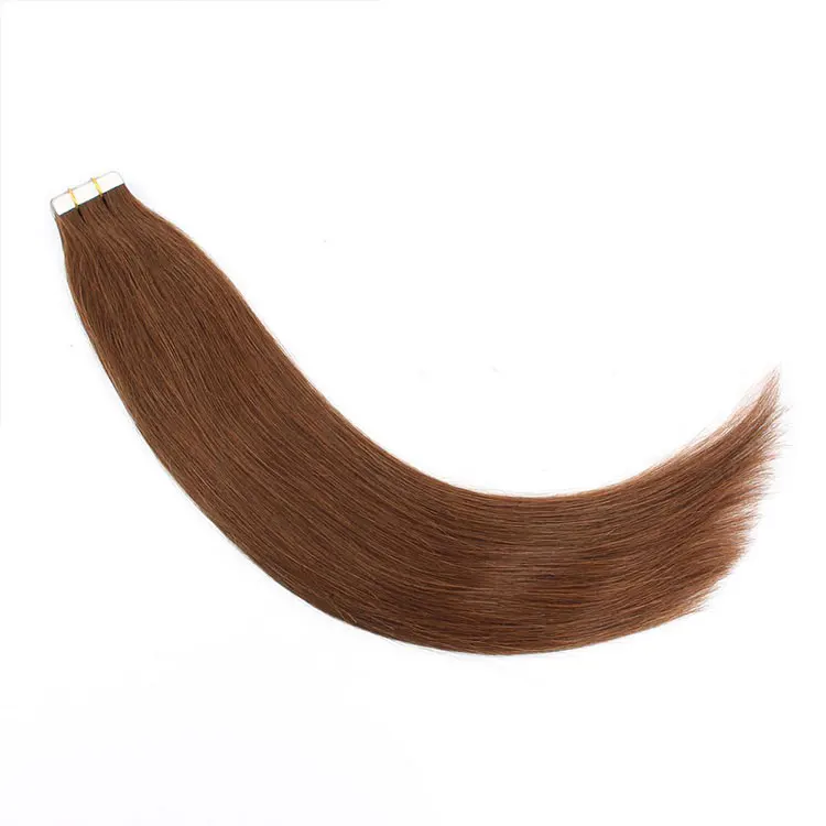 Wholesale Handtied Invisible Seamless Cuticle Aligned Tape In Human Hair Extensions Tape Hair Extension