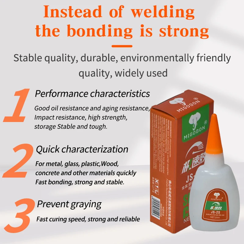 Super Glue Fill Gap Waterproof PA-S Glue 5ml Strong Adhesive 502 Cyanoacrylate Adhesive all purpose Speed Glue