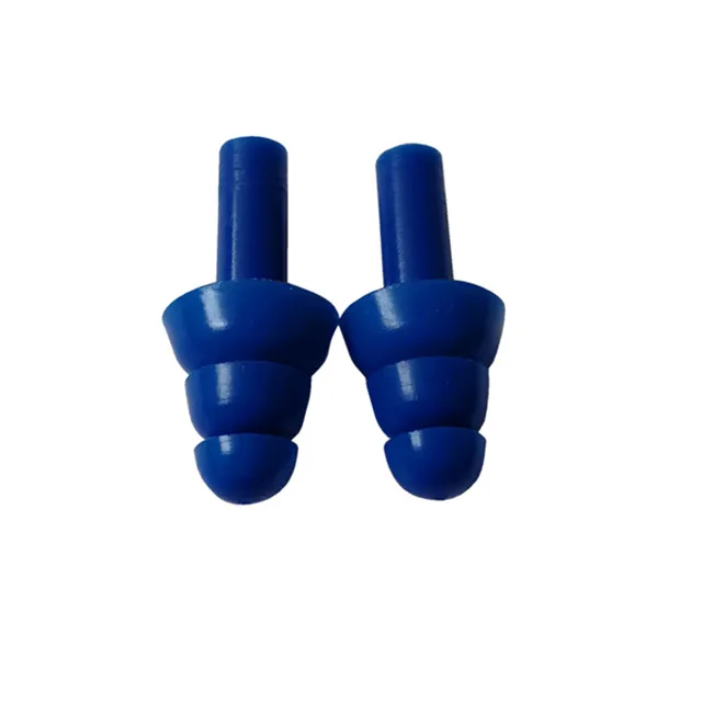 Wholesale soundproof noise reduction washable silicone earplugs China Anti Noise Safety Silicone Earplugs silicone swimming earp
