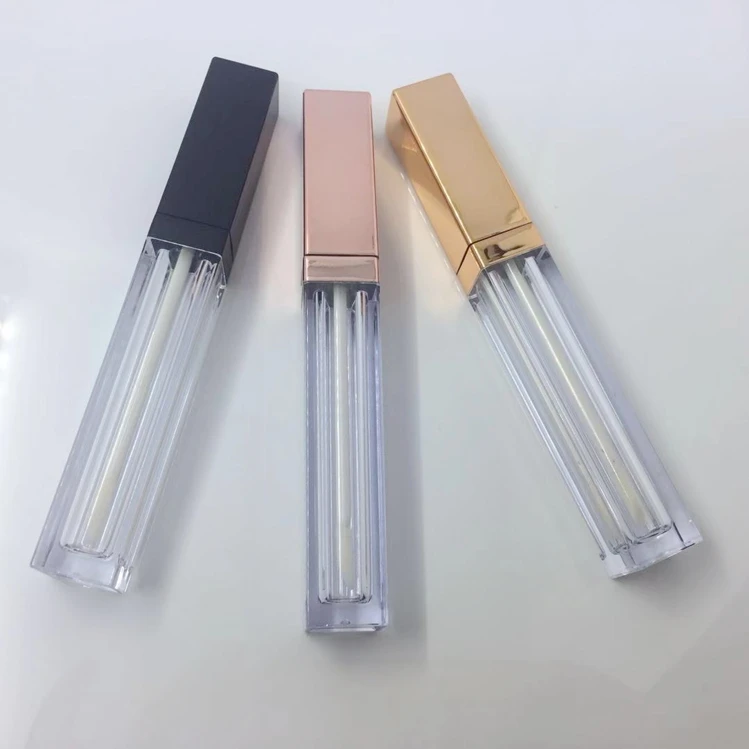 
Luxury Plastic Lipgloss bottle Lipgloss Packaging Container/Tube Gold and Black colour To Choose 