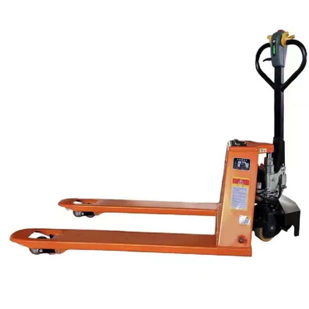 Electr pallet stacker forklift 2.0ton battery powered full electric pallet jack stacker motorized pallet jack