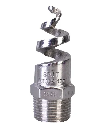 Spray nozzle Stainless steel  full cone spiral nozzle helix spray pigtail nozzles