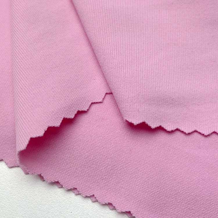 4-сторонняя эластичная однотонная трикотажная 92% нейлоновая 8% спандекс 230GSM Спортивная ткань для йоги