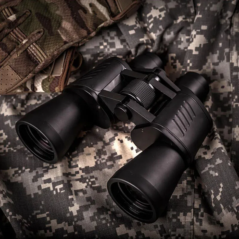 20x50 HD Professional Waterproof Binoculars High Power Low Light Night Vision Binoculars with Durable  Clear BAK4 Prism FMC Lens