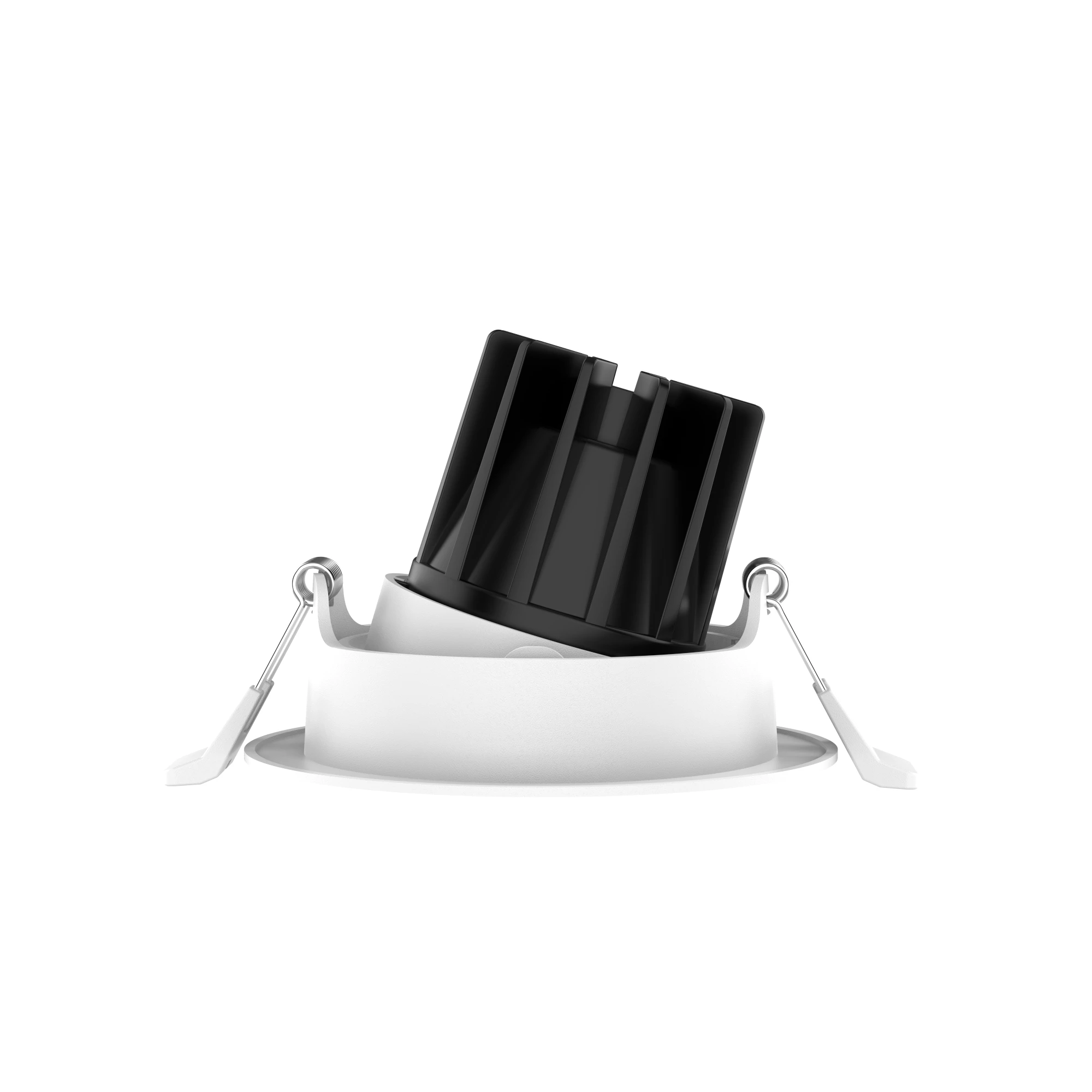 High Quality Mini 5w 9w Black White Recessed Embedded Fixed Round Anti Glare Spot Lamp Led Ceiling Spotlight