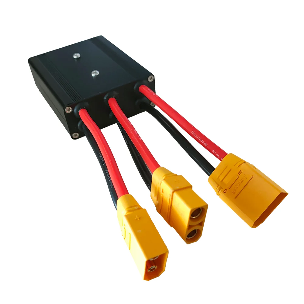 80Ah ebike material double 78*63*25.5mm Equalization Module Dual Battery Balancer Converter