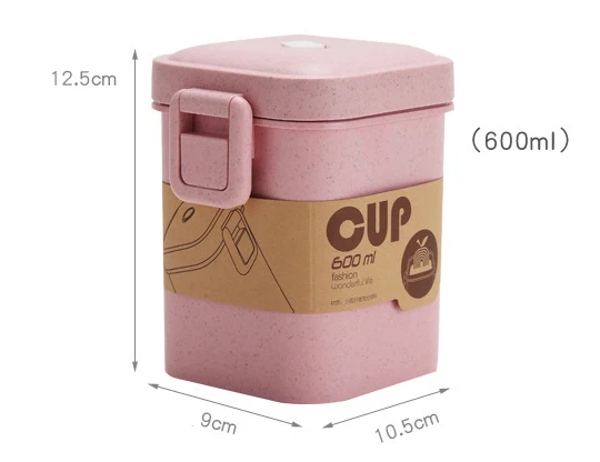 2023 Mug supplier wholesale in bulk biodegradable eco friendly wheat straw coffee mug reusable travel plastic warmer tea cup wit