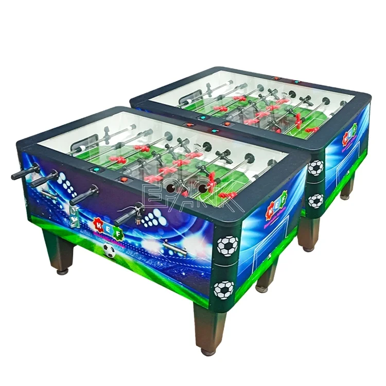 Commerical Arcade Game Machine Coin Operated Foosball Table Soccer Table For Game Center