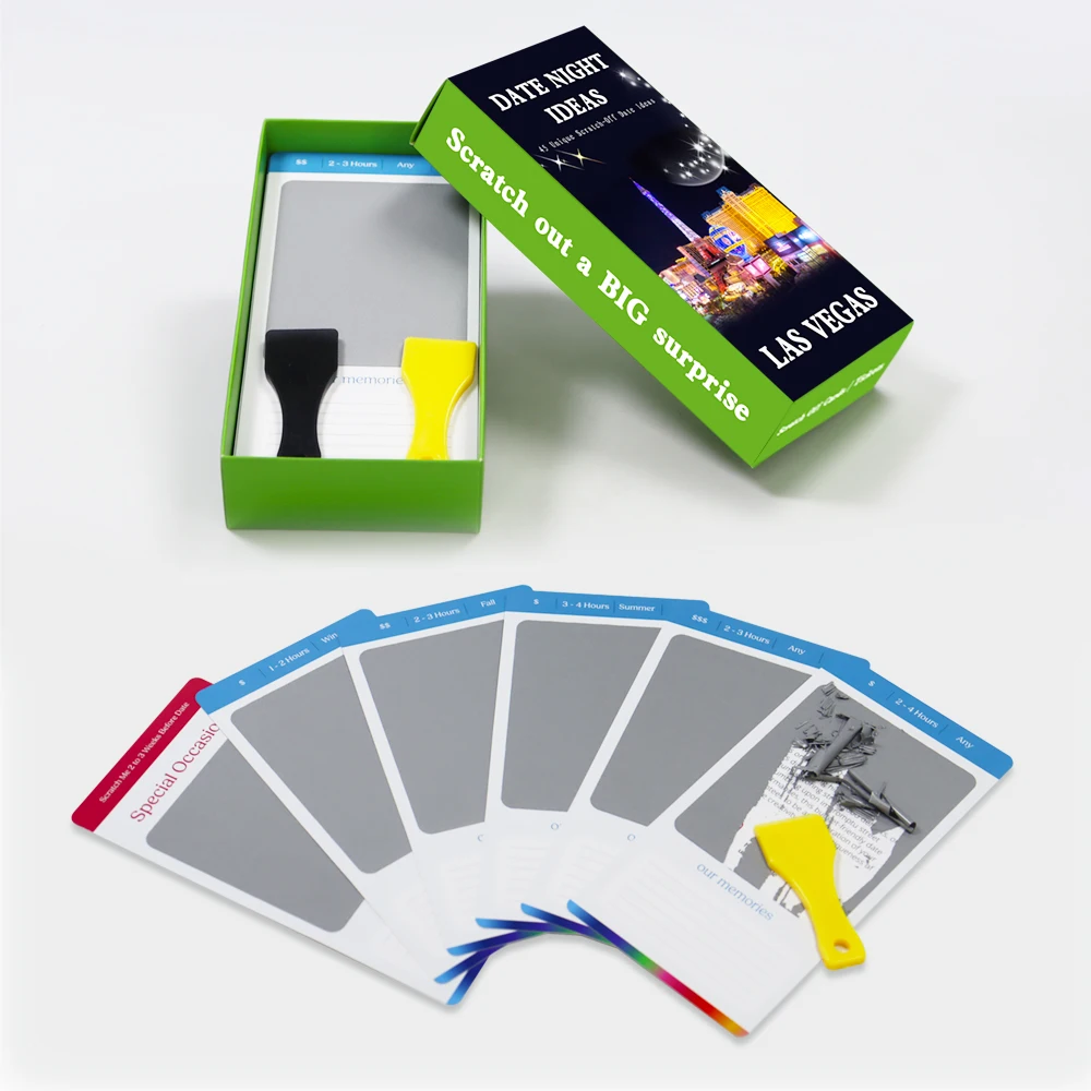 Manufacturers custom game card printing design card games for couples custom card game adult entertainment scratchcard