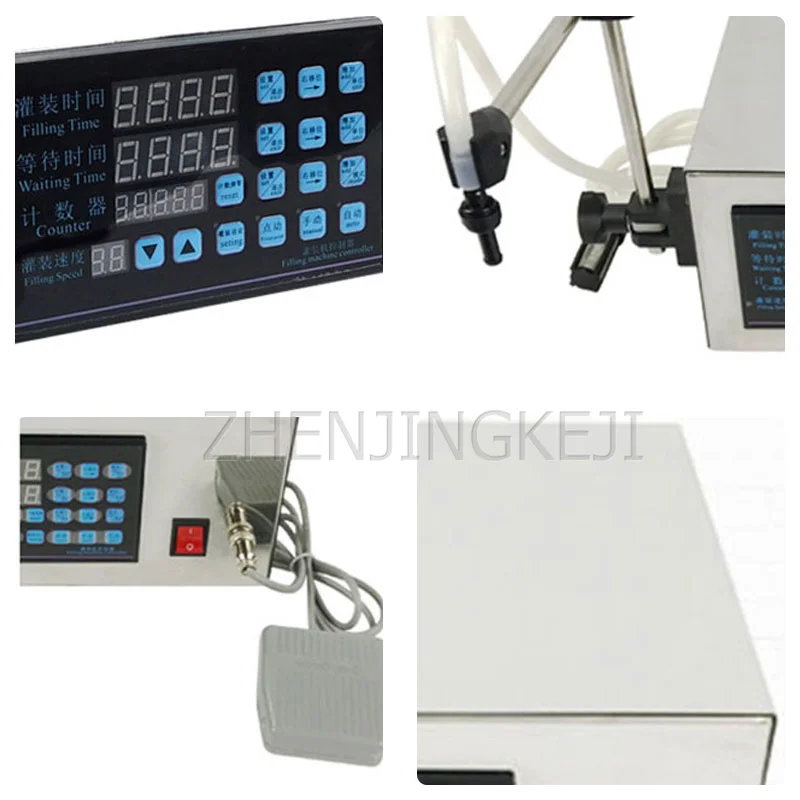 Single Head Filling Machine Single Head Small CNC Type with Piston Pump