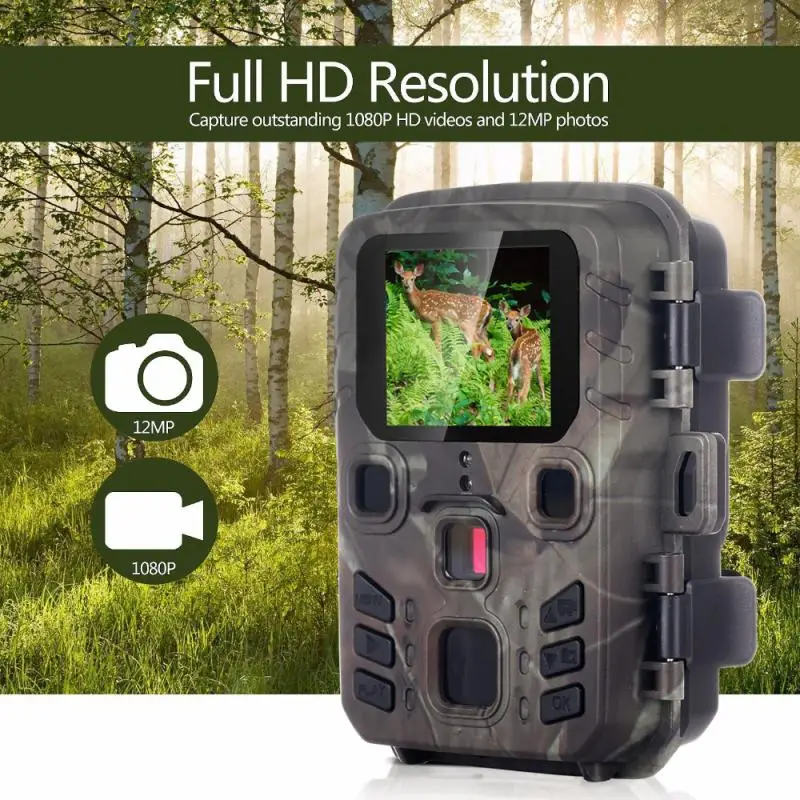 Мини-синий зуб WiFi301 камера 16MP 1080P открытый безопасности охотничья с инфракрасным прибором ночного видения обнаружения движения камеры