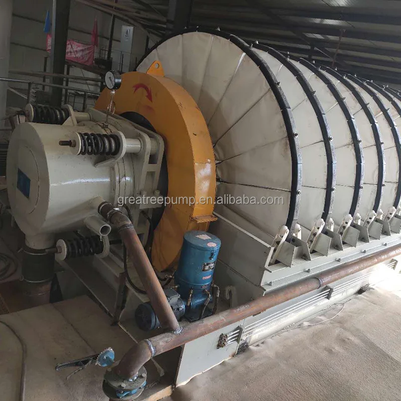 Mining Stone Industry rotary drum filter Disc Vacuum Filter