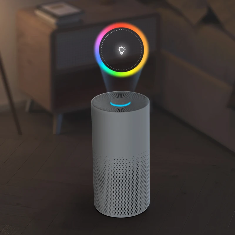 Remote control Smart Tuya Wifi Water 2-in-1 Room Air Purifier With Humidifier For Home