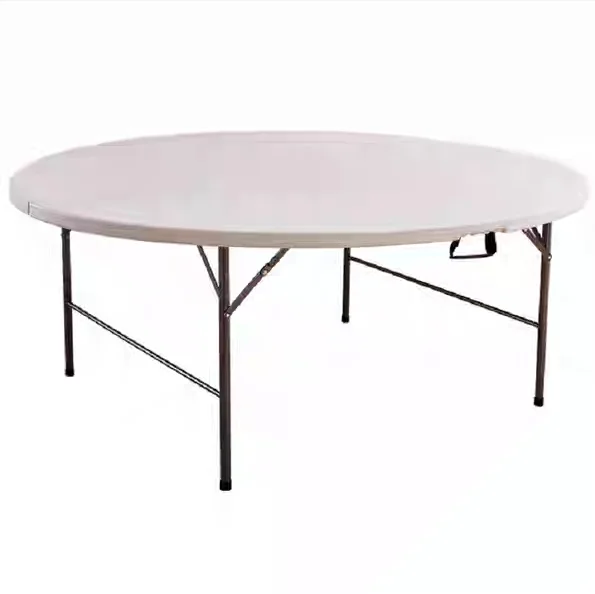 
commercial furniture outdoor and indoor iron plastic cheap folding table 