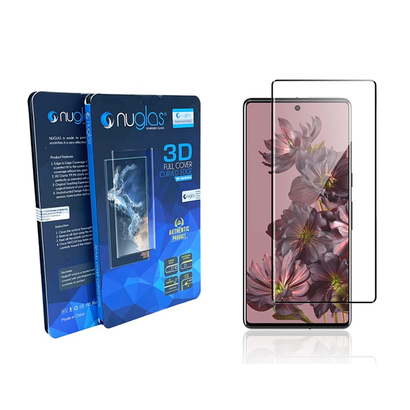3D Anti Scratch Bubble free Sensitive Touch Tempered Glass Screen Protector for Google Pixel 7 Pro Tempered Glass Film
